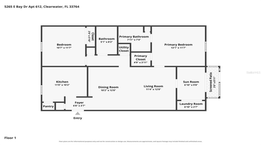 Clearwater, Florida 33764, 2 Bedroom Bedrooms, ,2 Bathroombathrooms,Residential,For Sale,Bay,0,Mfrtb8530131