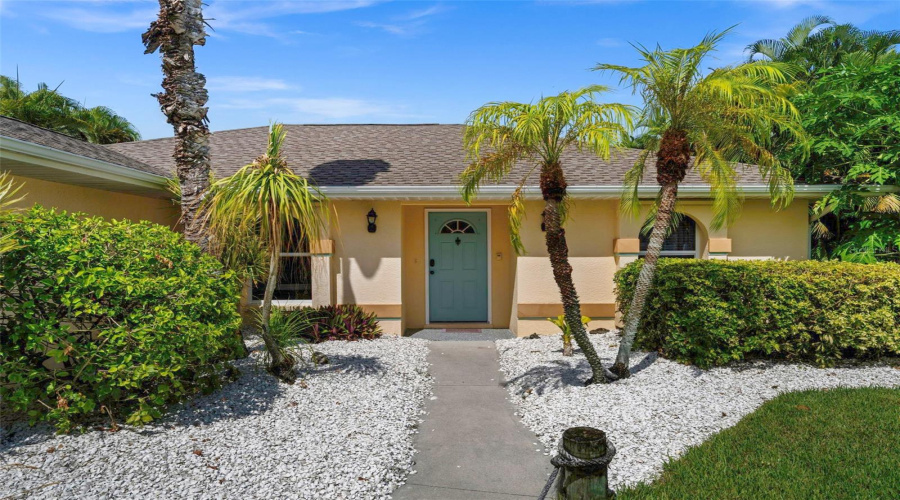 A Tropical Path To The Front Door