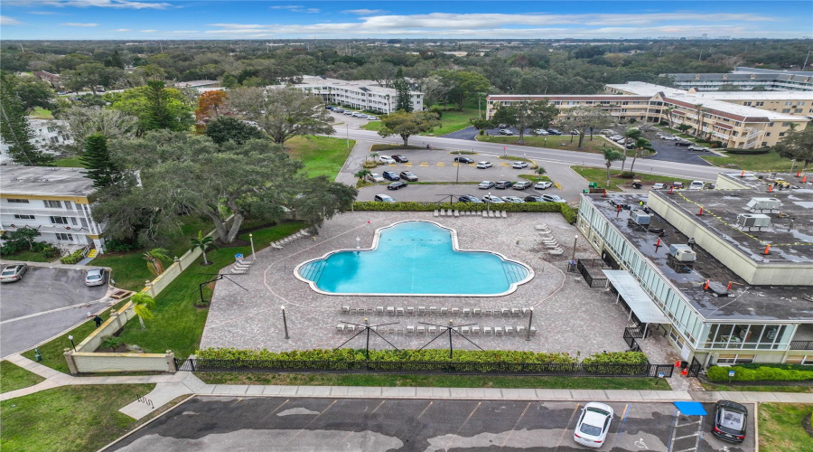East Side Pool At Main Clubhouse