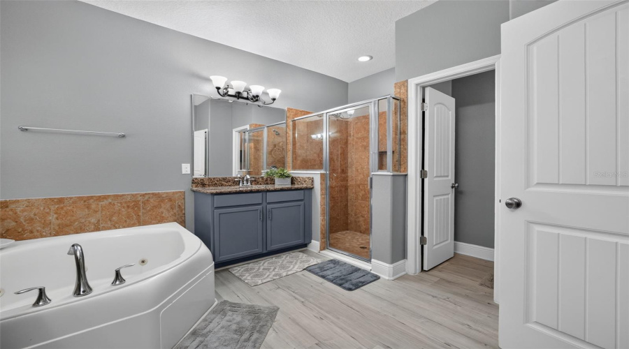 Ensuite Bathroom Also Offers A Walk In Shower And Dual Vanity