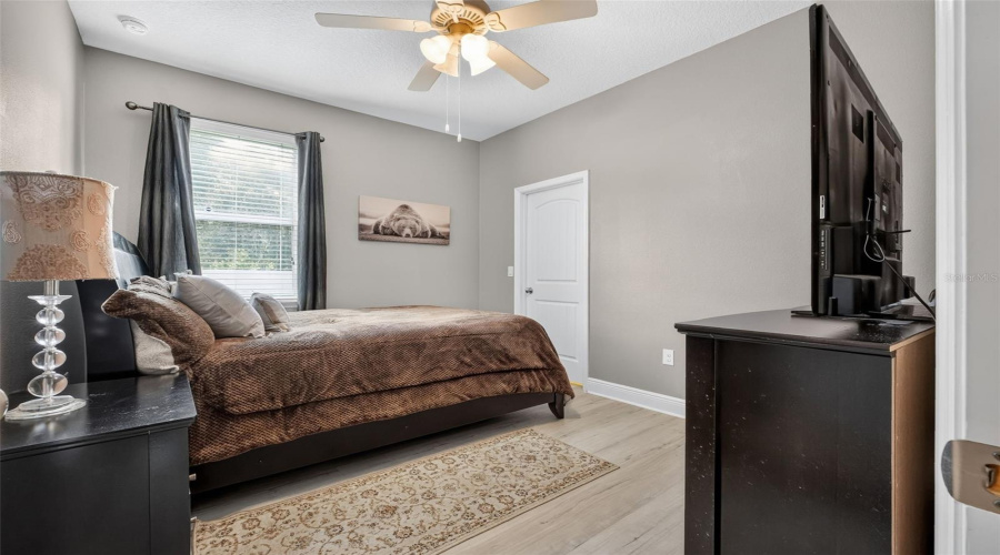Fourth Bedroom Offers A Walk In Closet And Ceiling Fan!