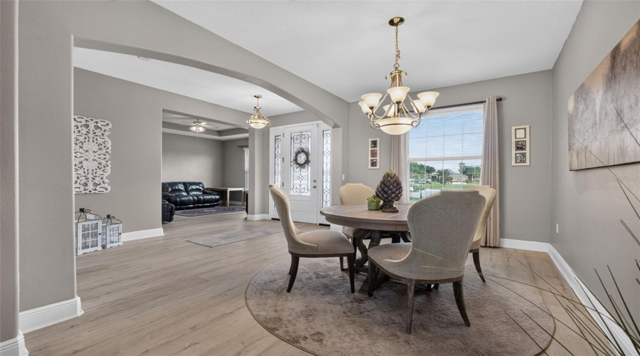 Spacious Dining Room Towards Foyer And Bonus Room