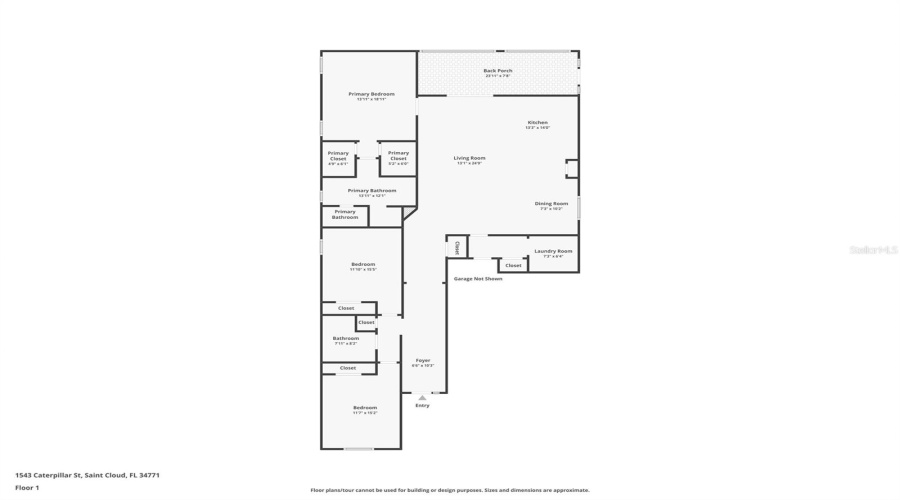 St Cloud, Florida 34771, 3 Bedroom Bedrooms, ,2 Bathroombathrooms,Residential,For Sale,Caterpillar,0,Mfro6435934