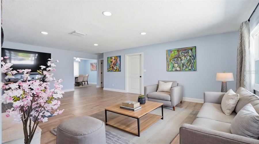 *Virtually Staged* Living Room