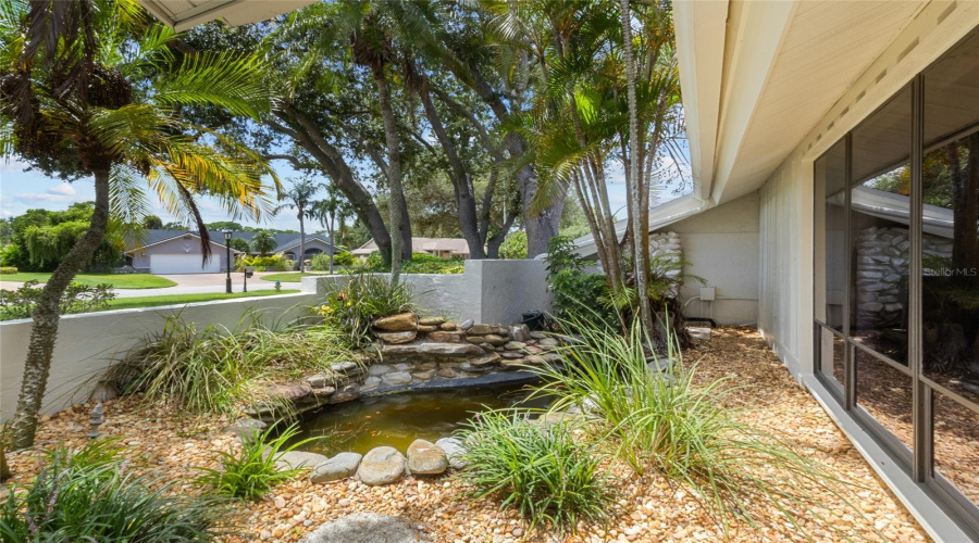 Front Entry Water Feature