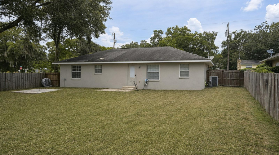 Large Fenced In Back Yard