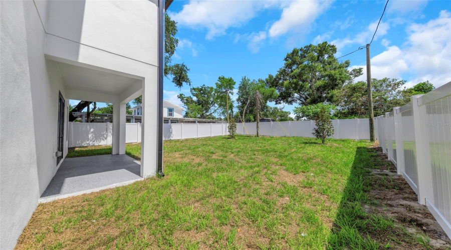 Fenced Yard