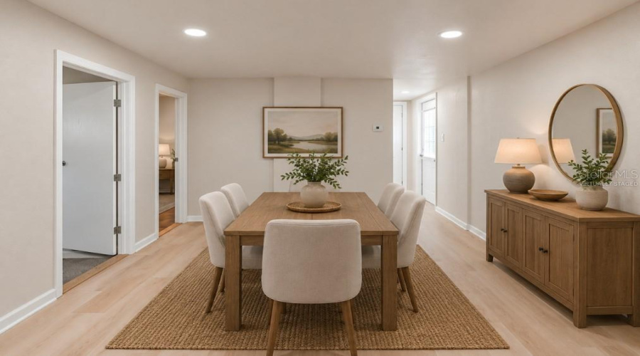 Virtually Staged... Dining Room