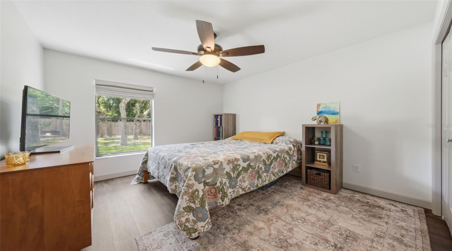 Guest Bedroom Dappled With Natural Light