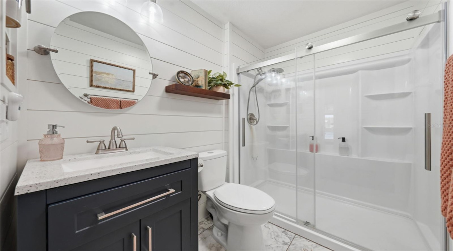 Remodeled Custom Guest Bath