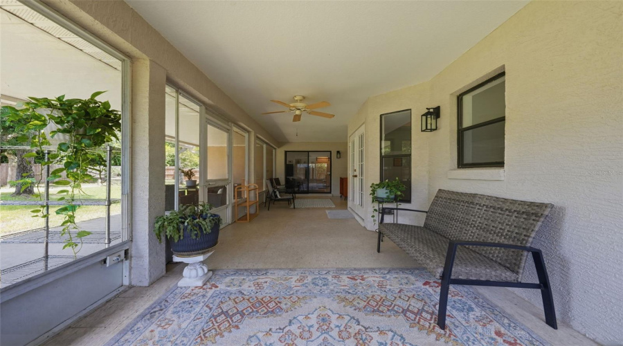 Your 32X10 Patio Offers Multiple Seating Areas