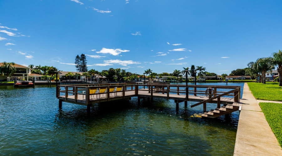 Pier W/Stairs To Water