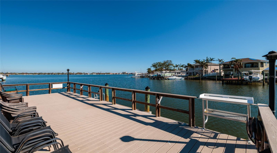 Pier W/Fish Cutting Table &Amp; Gate For Boat Pick Up &Amp; Drop Off. Composite Deck, Water &Amp; Electric.