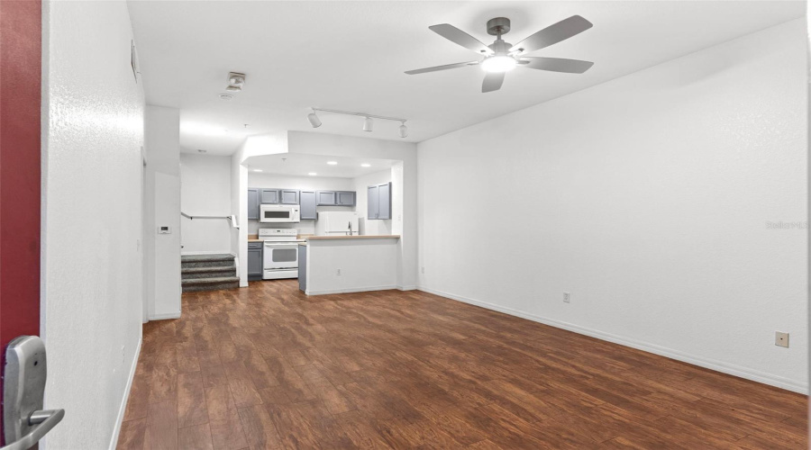 View Of Living Room/Kitchen Combined Space