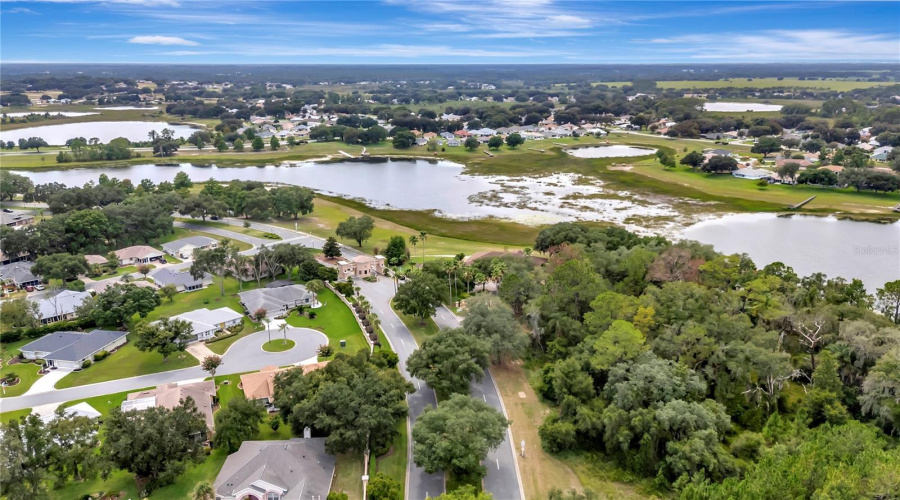 Arial View Of Community