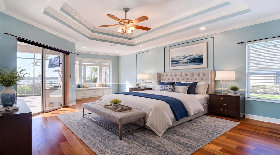 Master Bedroom With Sitting Area