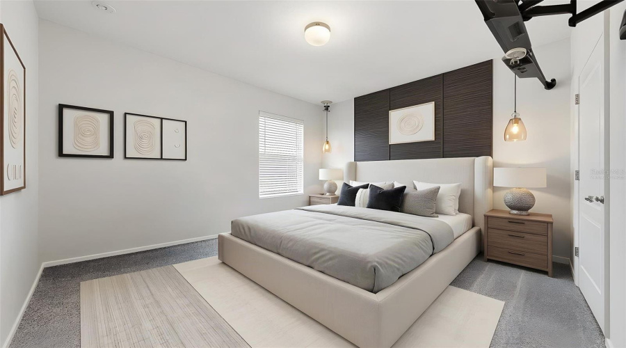 Virtually Staged Bedroom 3