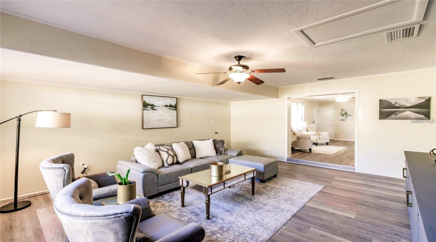 Converted The Garage For Extra Living Space