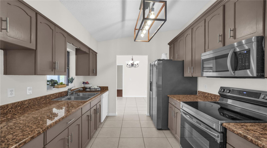 Kitchen With Stone Counters