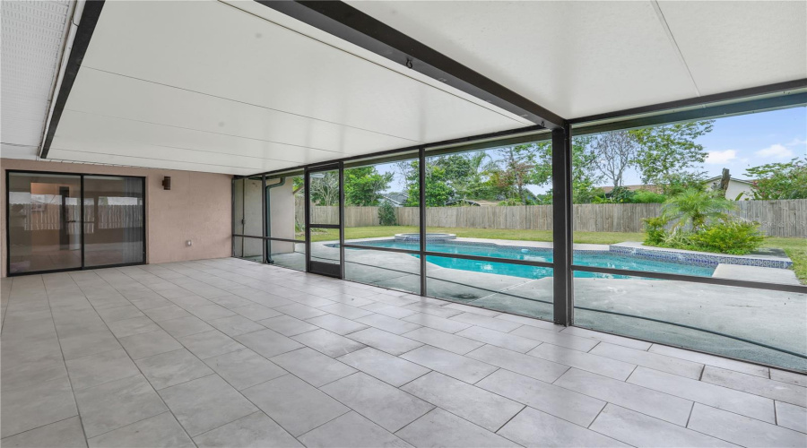 Spacious Enclosed Outdoor Living Lanai