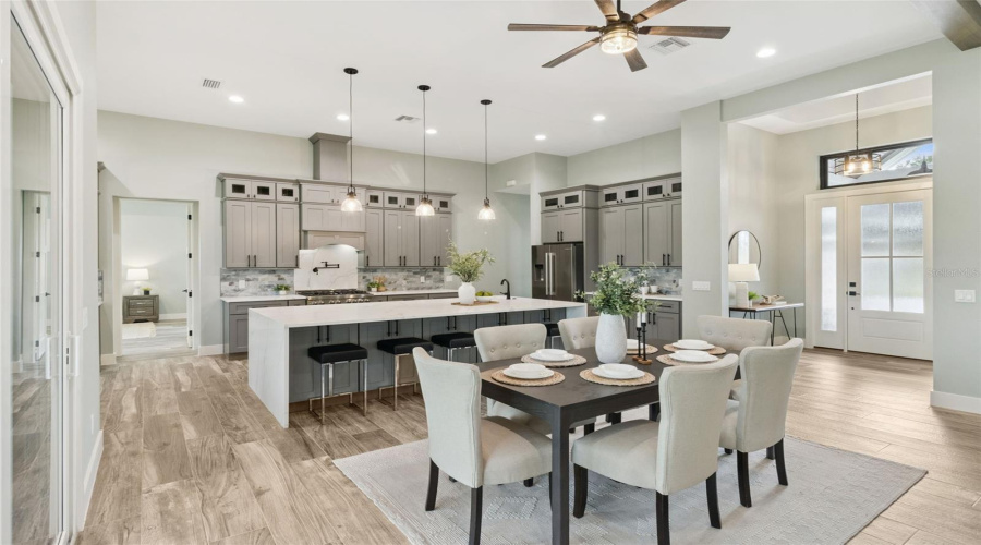 Dining Area Adjacent To Chef'S Kitchen