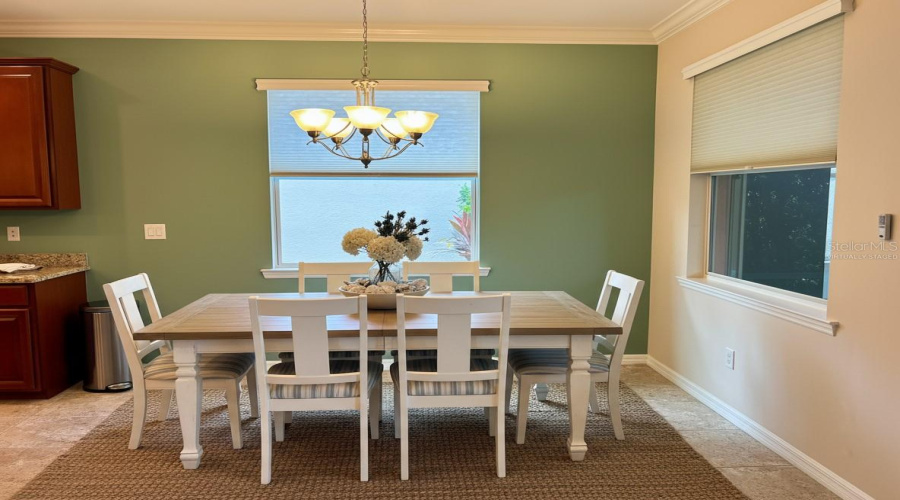 Virtually Staged Dining Room
