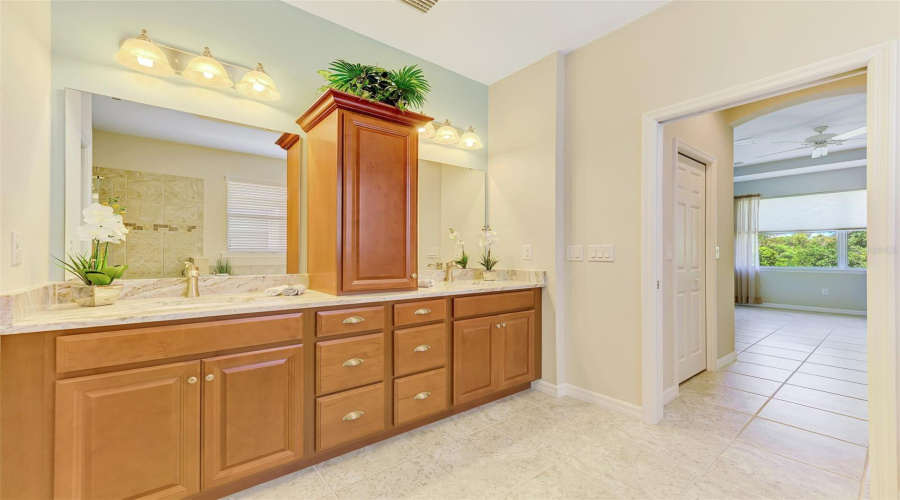 The Upgraded And Stunning Primary Bath