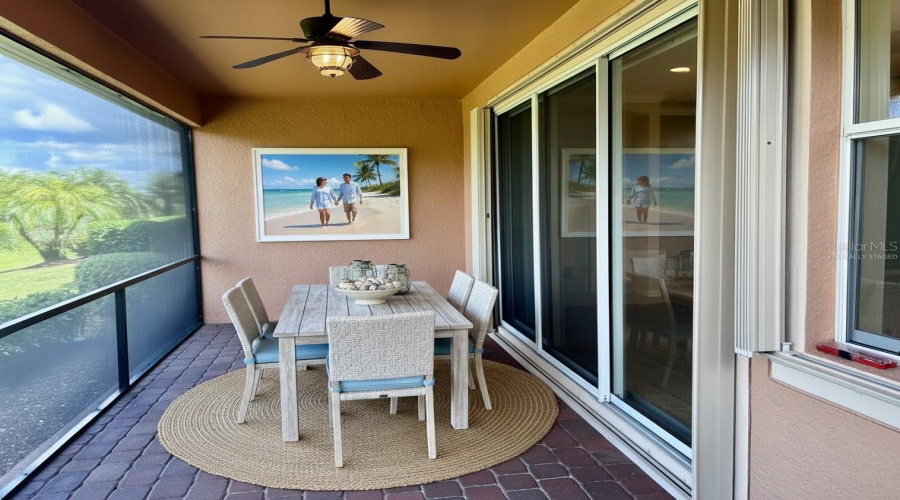 Virtually Staged Lanai