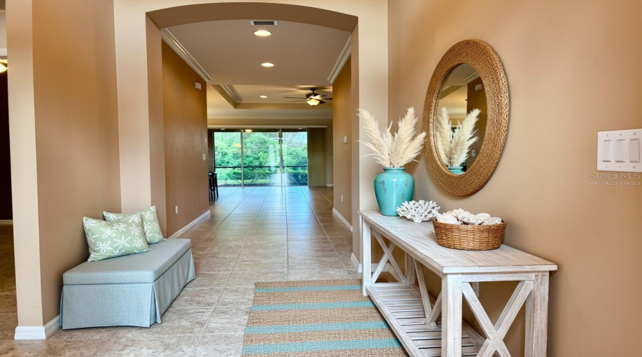 Virtually Staged Foyer