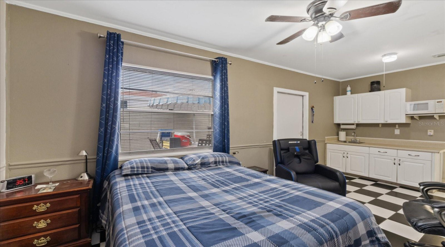 Bedroom 3 With Private Entrance Through Side Fence.