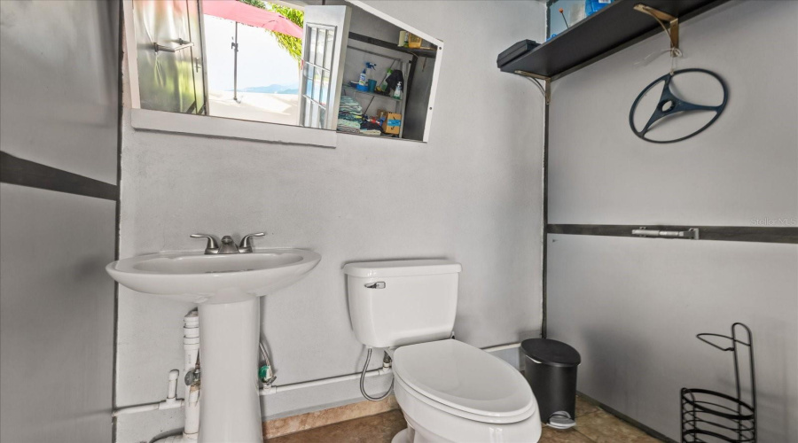 Outdoors Pool Restroom
