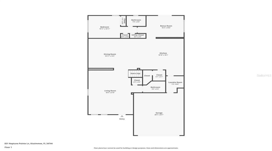 Kissimmee, Florida 34744, 5 Bedroom Bedrooms, ,3 Bathroombathrooms,Residential,For Sale,Neptune Pointe,0,Mfrs5149687