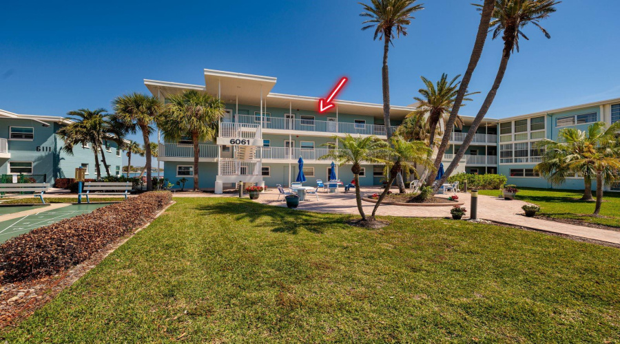 Top Floor Unit With Courtyard &Amp; Sunset Views From The Front Walkway/Porch.