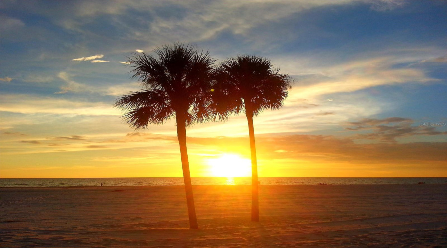 Sunset On St Pete Beach.