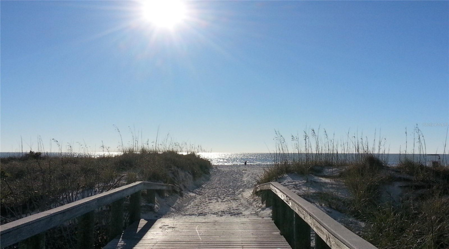 Sand Dunes &Amp; The Beach On The Gulf Of Mexico.