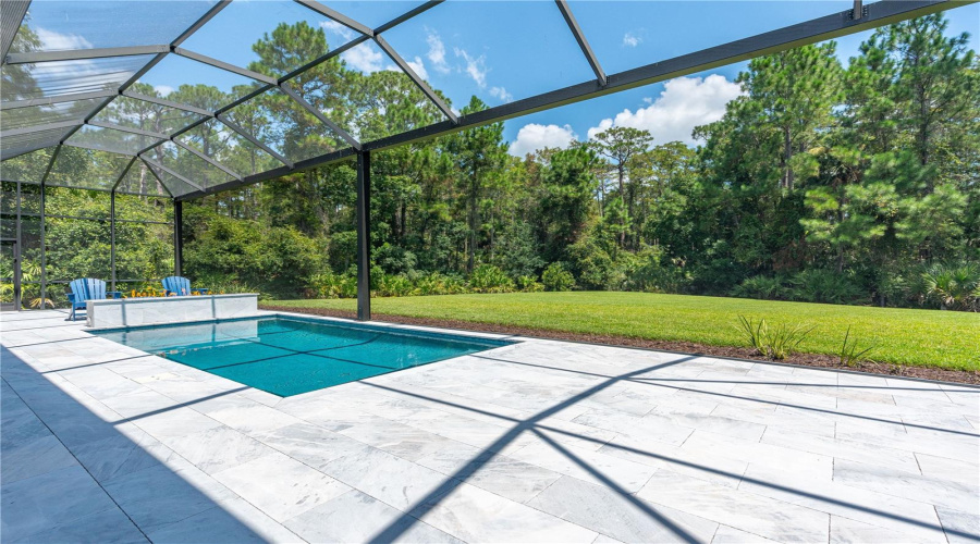 Mega Screen Over Pool