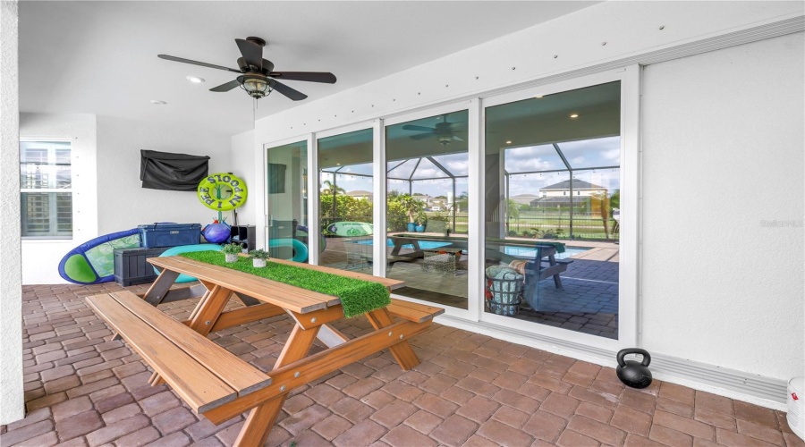 Covered Pool Patio.