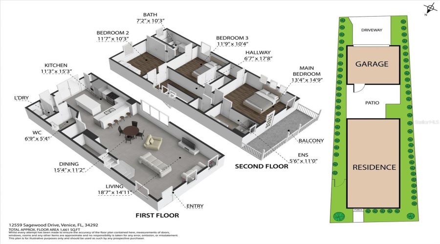 Venice, Florida 34293, 3 Bedroom Bedrooms, ,2 Bathroombathrooms,Residential,For Sale,Sagewood,0,Mfrn6145418