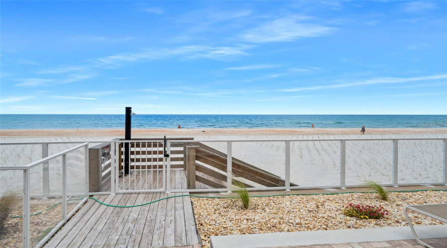 Access To Beach With Shower