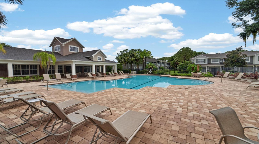 Pool With View Of Club House