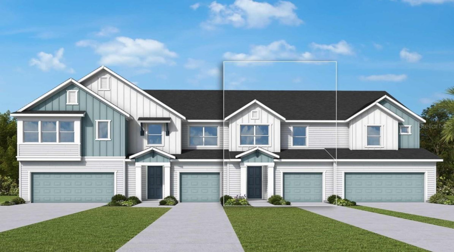 Front Exterior Rendering **Paint Colors May Vary