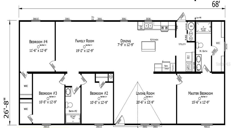 Crystal River, Florida 34428, 4 Bedroom Bedrooms, ,2 Bathroombathrooms,Residential,For Sale,Carousel,0,Mfrp4939392
