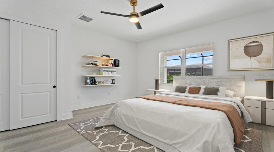 Guest Bedroom Virtually Staged