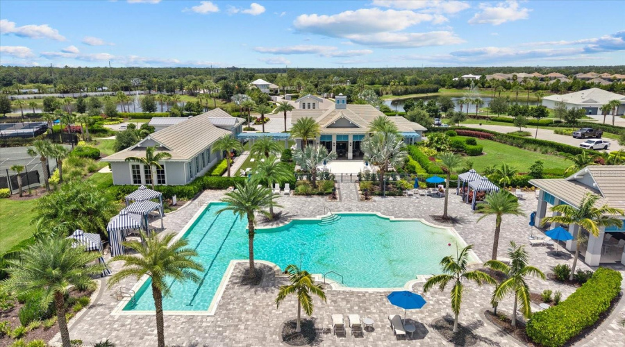Aerial Pool Amenity Center