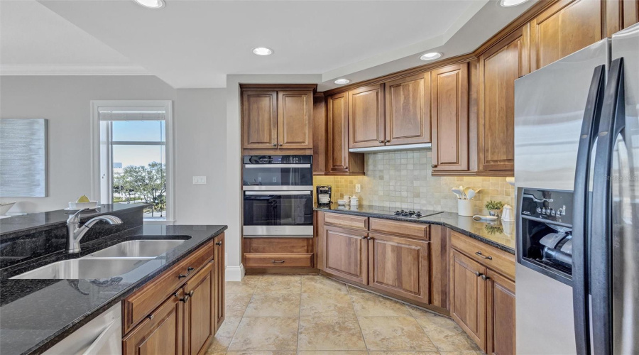 Gorgeous Kitchen With Solid Wood Cabinetry