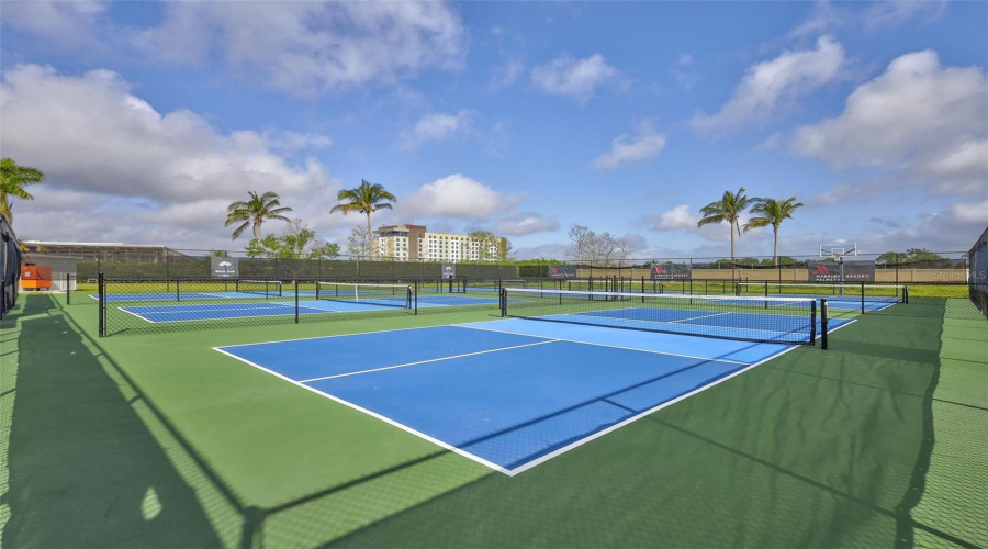 Pickleball And Basketball Courts