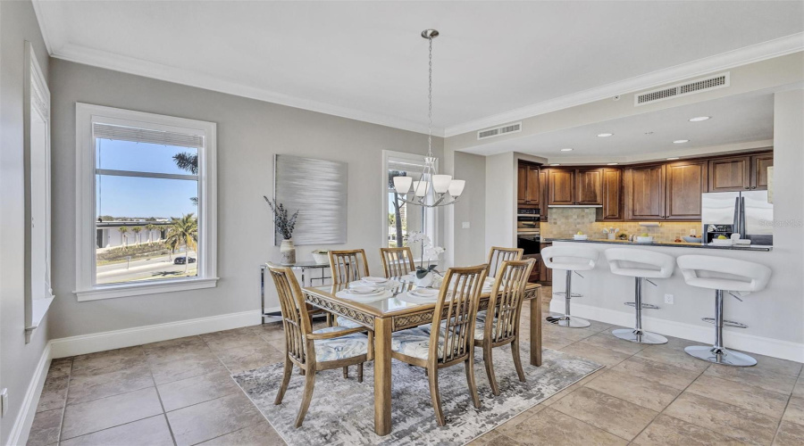Plenty Of Natural Light In This Dining Room