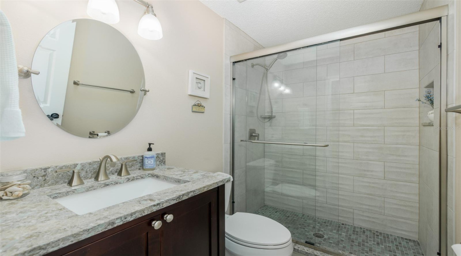 Hall Bathroom With Step-In Shower