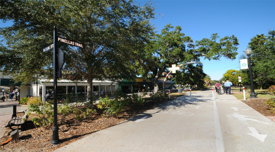 Pinellas Trail In Downtown Dunedin