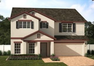 Front Exterior Rendering - for illustrative purposes only. Actual home will feature decorative stone accents on front exterior.